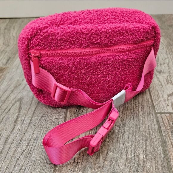 Pink Lily Barbie Pink Faux Fur Belt Bag - Picture 15 of 15